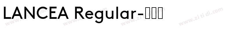 LANCEA Regular字体转换